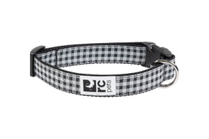 Clip Collar - Black Gingham