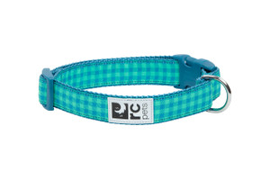 Clip Collar - Green Gingham