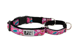 Easy Clip Web Training Collar - Pink Comic Sounds