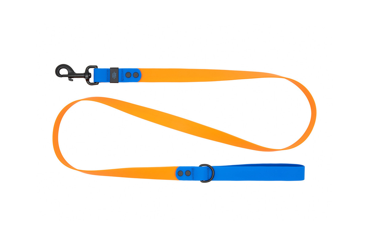 Waterproof Leash - Orange/Sapphire