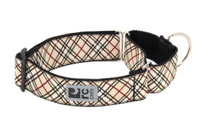 All Webbing Training Collar - Tan Tartan