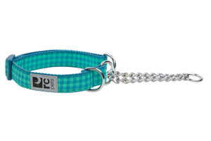 Training Collar - Green Gingham