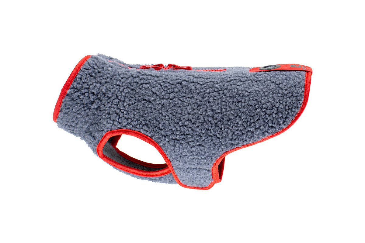 Tundra Fleece - Dark Grey/Goji Berry