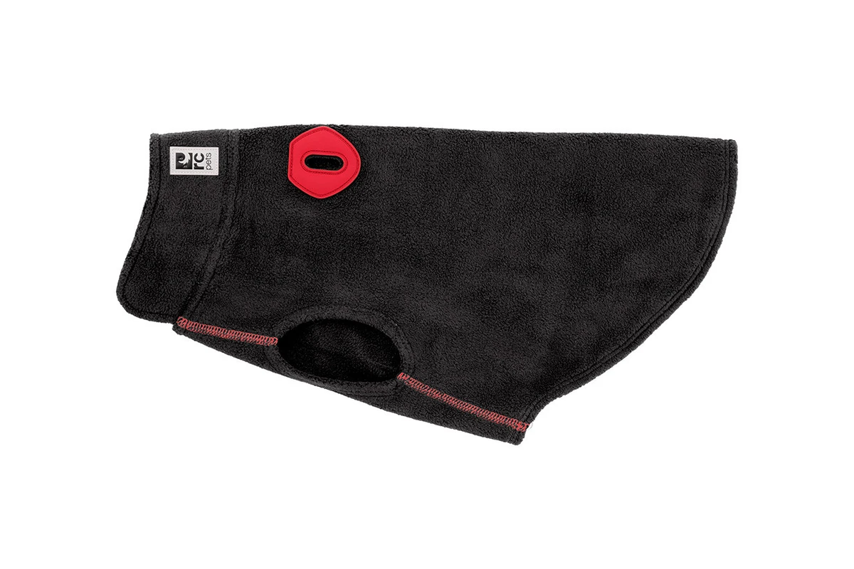Baseline Fleece- Black/Goji Berry