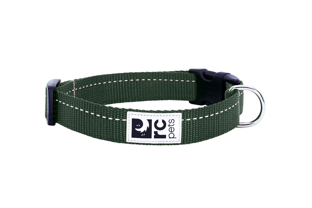 Primary Clip Collar - Dark Olive